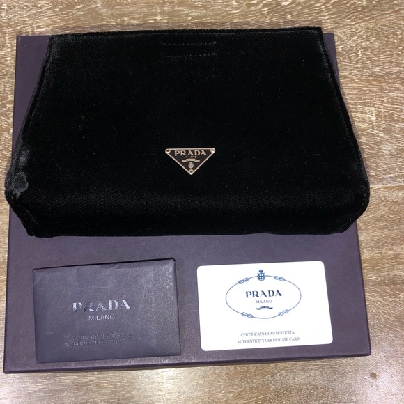 Prada Velvet Clutch - Picture 7 of 12